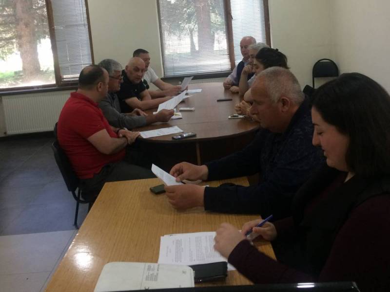 ცაგერის მუნიციპალიტეტის საკრებულოს საფინანსო-საბიუჯეტო კომისიის სხდომა